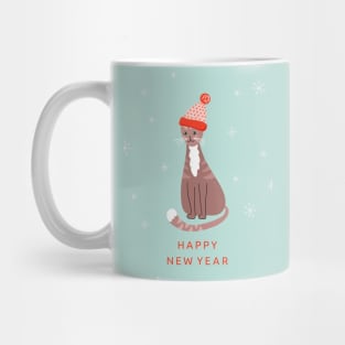 Happy New Year print Mug